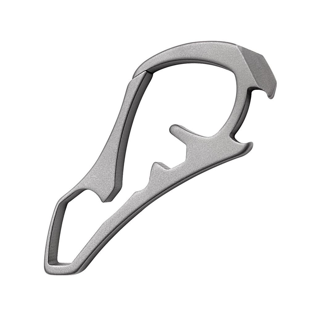 Titanium Alloy Keychain: Multifunctional Pry Bar, EDC Mini Tool, Bottle Opener, Car Key Hanger.