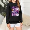 Kids' Long Sleeve Loose Pullover Letter Printed Round Neck Sweatshirt