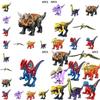 Colorful Jurassic Bagged Dinosaur Building Blocks 8 Varieties Of Intelligent Toys