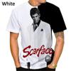 Scarface Movie 3D Print Oversized T-Shirt Harajuku Y2K Street Tops Men Women