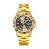 PLADEN Brand Casual Watch Men Latest Diamond Bezel Quartz Watch Classic Luxurious Automatic Date Clock Dive relogio masculino