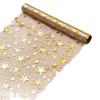 Star Gauze Table Runner for Weddings, Birthdays & Celebrations