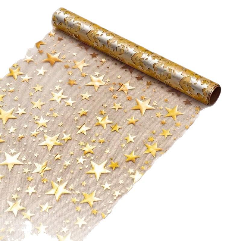 Star Gauze Table Runner for Weddings, Birthdays & Celebrations