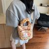 2025 New Korean Cute Portable Bucket Bag Fashionable Small Fresh Simple Casual High Value Shoulder Messenger Bag