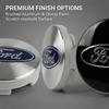 4Pcs 54MM Car Emblem Badge Wheel Center Hub Cap Covers Auto Rim Cover For Ford Focus Mk2 Mk3 Fiesta Ranger Mondeo S-MAX Kuga Mustang Auto Goods