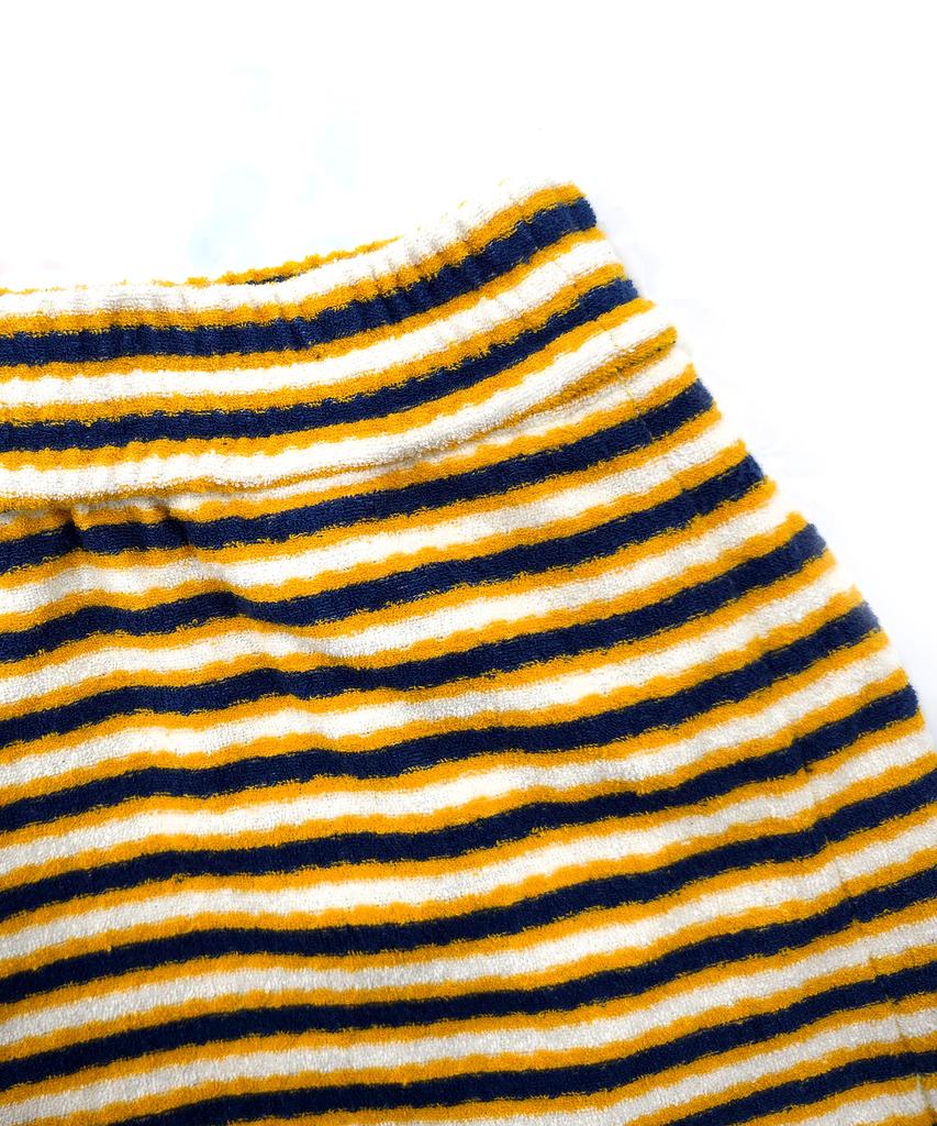 Soipeuyukaen Retro Striped Terry Shorts