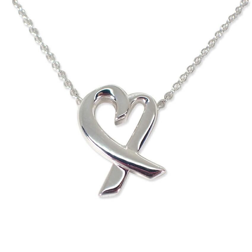 

[Used] TIFFANY/Tiffany 925 Loving Heart Pendant/Necklace/g450-20