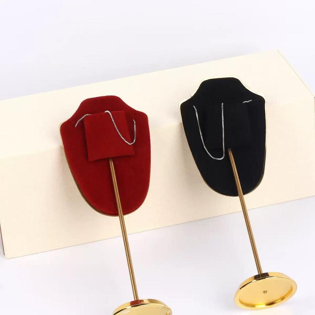 Metal Jewelry Rack, Microfiber Velvet Multi-color Display Rack, Pendant Necklace Display Stream of The Jewelry Store