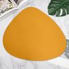 Western Placemat Color Oval Design Heat-resistant Easy To Clean Kitchen