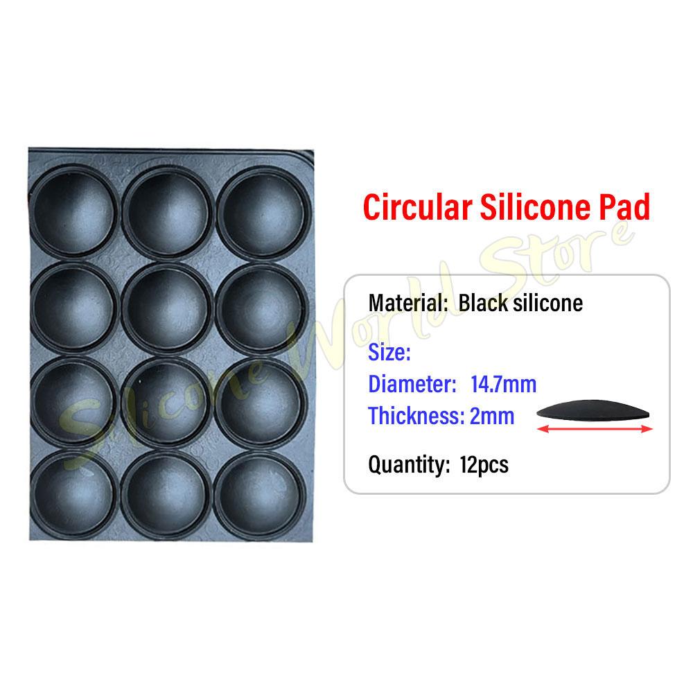 SW Self Adhesive Silicone Anti Collision Pad Anti Slip Sponge Mat Door Stopper Damper Buffer Soundproofing Furniture Pad Cushion