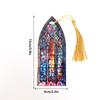 Creative Tassel Bookmark Colorful Acrylic Bookmark Translucent Bookmark Light-Transmitting For Reading Home Gift For Book Lovers