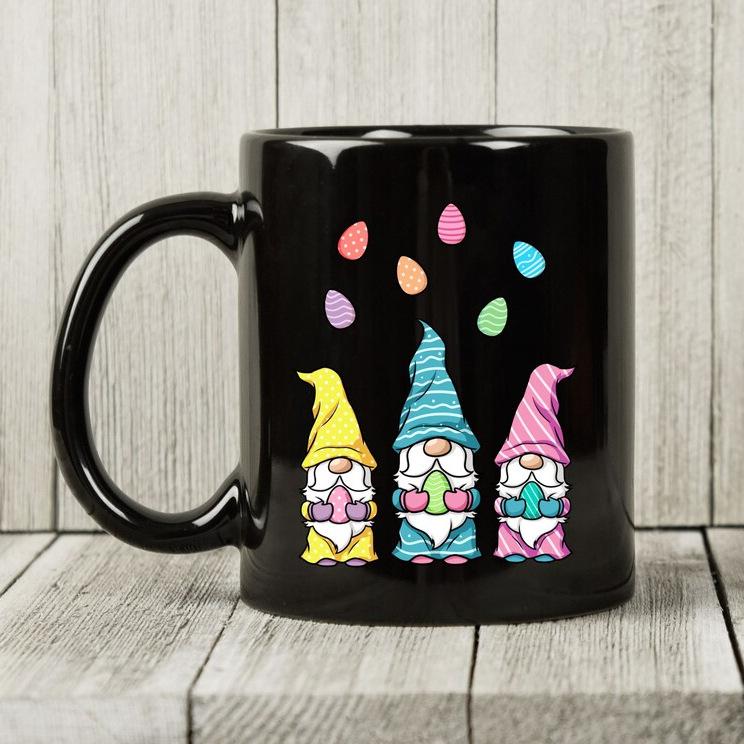 

Счастливой Пасхи Гномы Керамическая Кофейная Кружка Яйцо Кролик Чашка для Воды 301-400ml