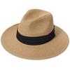 Women's Straw Hat Panama Star Top Hat Sun Shade Foldable Couple Hat Beach Hat