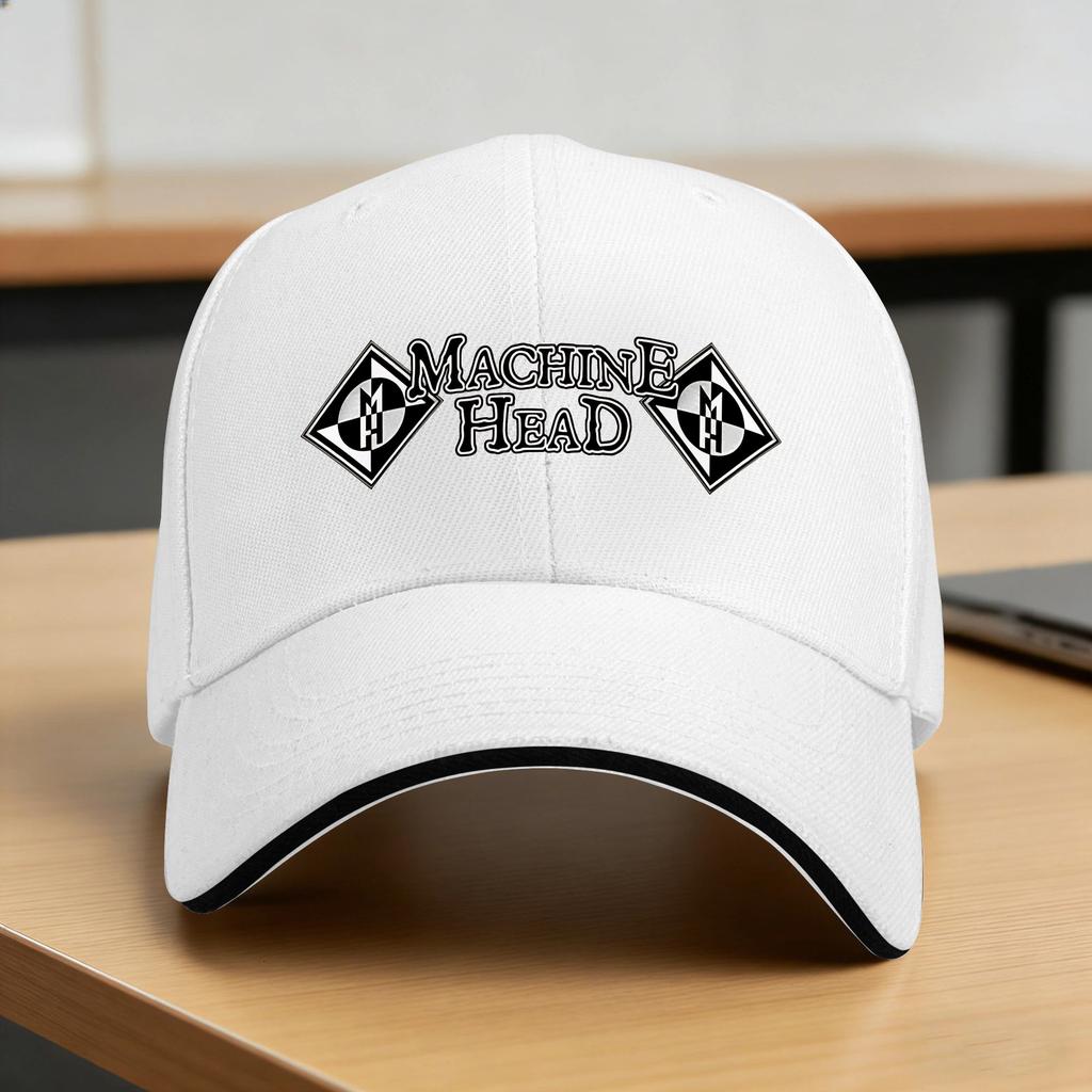 Machine Head Heavy Metal Sun Baseball Cap  Summer Casual Trucker Hat For Unisex Unisex Kpop Rock Baseball Caps