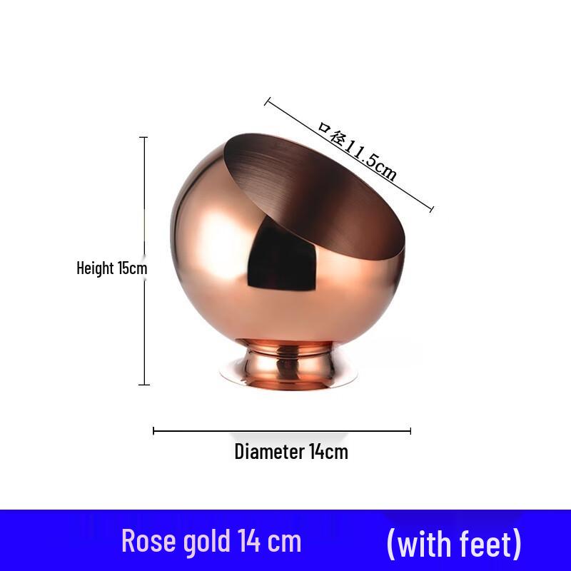 Lino Stainless Steel Spherical Sauce Dish