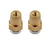 2 Pièces Chargeur de Borne de Batterie Vis Accessoires Laiton Connecteurs de Borne Hexagonale Pour Borne Positive et Négative de Batterie de Voiture