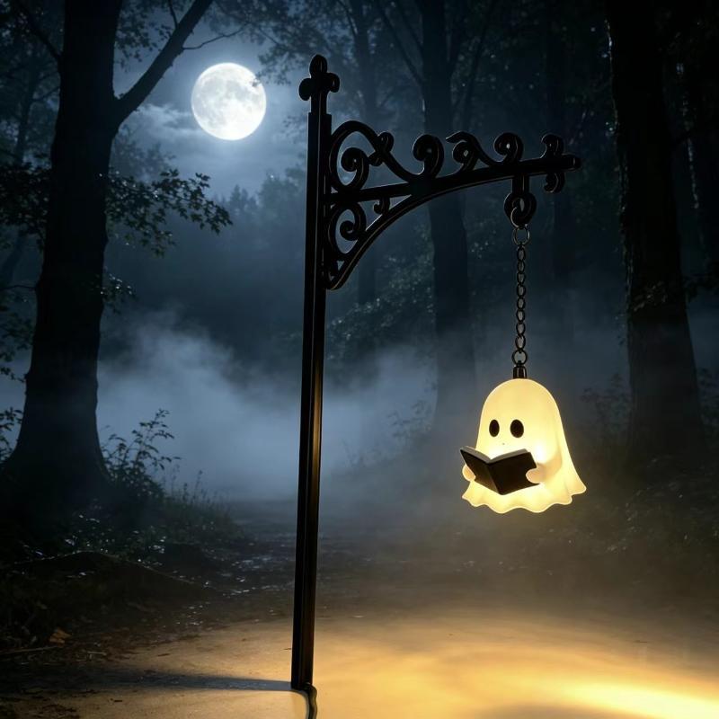 Vintage Gothic Metal Reading Lamp Led Night Light Ornament Book Decor Hanging Bookshelf Lamp For Study Home Library