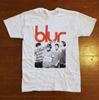 Neues Blur Band Leisure Ära Siebdruck Band Shirt