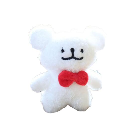 Doll Pendant, Mini Size Portable Keychain Pendant, Soft Velvet Fabric Puppy Design Doll, Durable Accessory for Bags Keys Backpacks