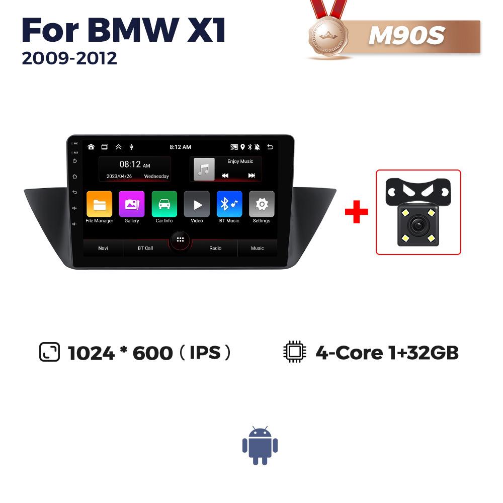 Navifly Android Intelligent Systems Car Radio Multimedia Video Player For BMW X1 E84 2009-2012 BT Carplay Auto GPS 2Din Stereo