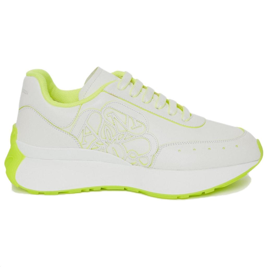 (WMNS) Alexander McQueen Sprint Runner 'White Acid Yellow' Women's 718361WIC9D8954