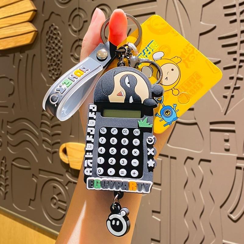 Egg Party Lion Dance Keychain Lovely Silicone Bag Charms Ideal For Holiday Gifts