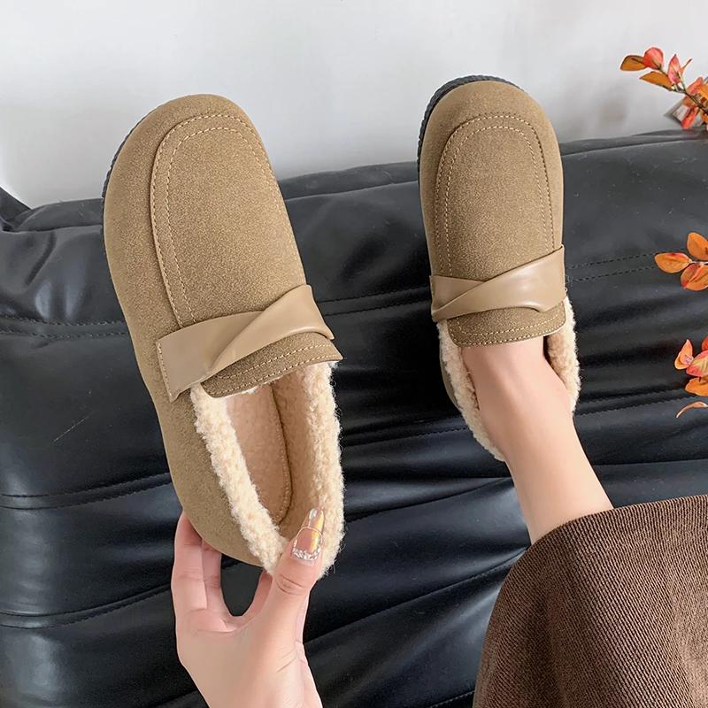 Warm Mother's Shoes Non-slip Soft Sole Middle-aged/Elderly Fashionable/Comfortable Snow Boots Women's Cotton Shoes