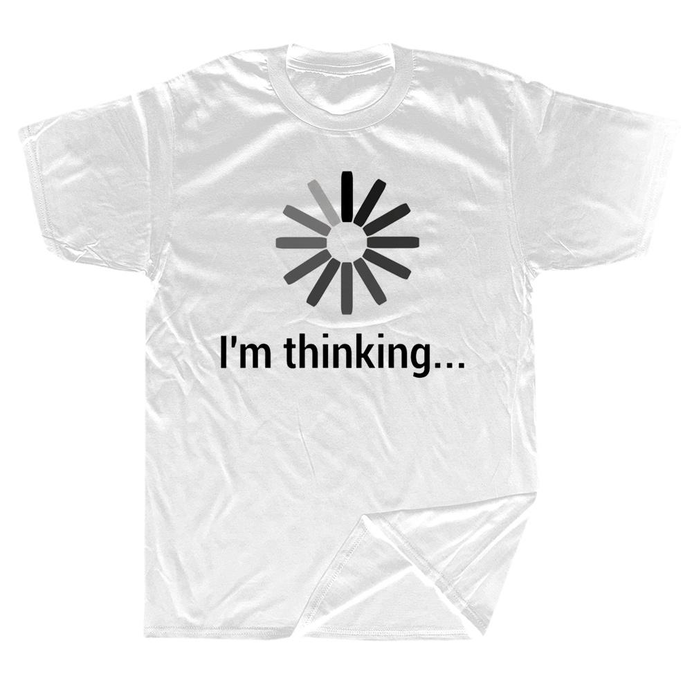 

Graphic Streetwear Short Sleeve Birthday Gifts Summer Style Tshirt Im Thinking Stand By Processing This T Shirts S