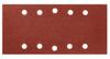 Velcro sandpaper 115 x 230 mm, K100, 5 pcs., with holes