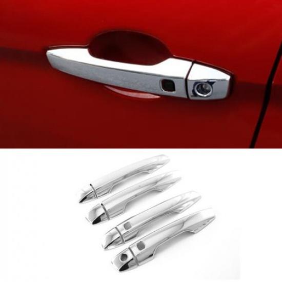 Chrome 8X Exterior Door Handle Cover Trim For Mitsubishi Eclipse Cross 2018-2022