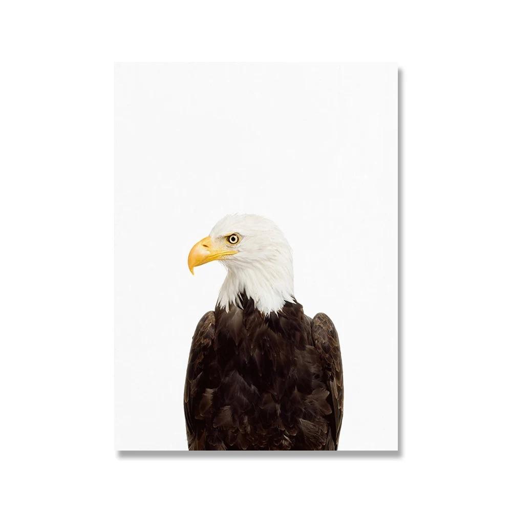 Towoto Baby Animal Print Nordic Poster Minimalist Canvas Painting Safari Pepinieră Artă de perete Copii Baby Room Decoration Pictures No Frame