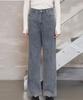 Ssikeoseun Washed Soft Denim Wide Pants_Blue