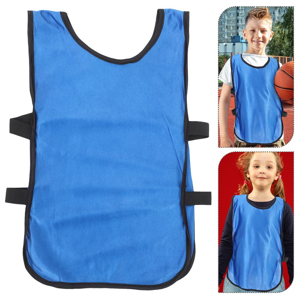 6 Pièces Gilet d'Entraînement Football Enfants Équipement d'Entraînement Pinnies Sports Jeunesse Basketball