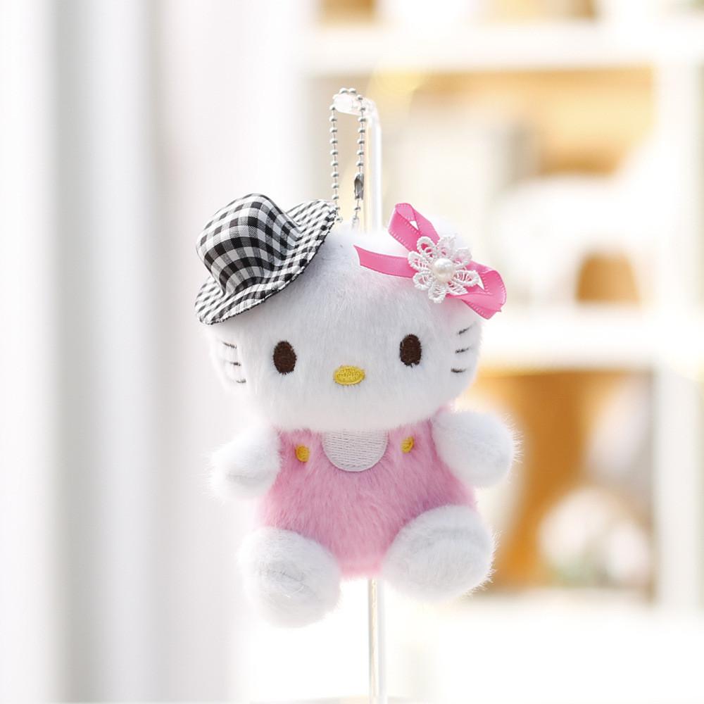 Hello Kitty Plush Toy Cartoon Stuffed Animal For Girls Bag Pendant Decor