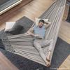 LA SIESTA Classic Hammock Flora Double Size x Indoor Organic Cotton [1-2 Person] (Zebra [Black White]) FLH16-19