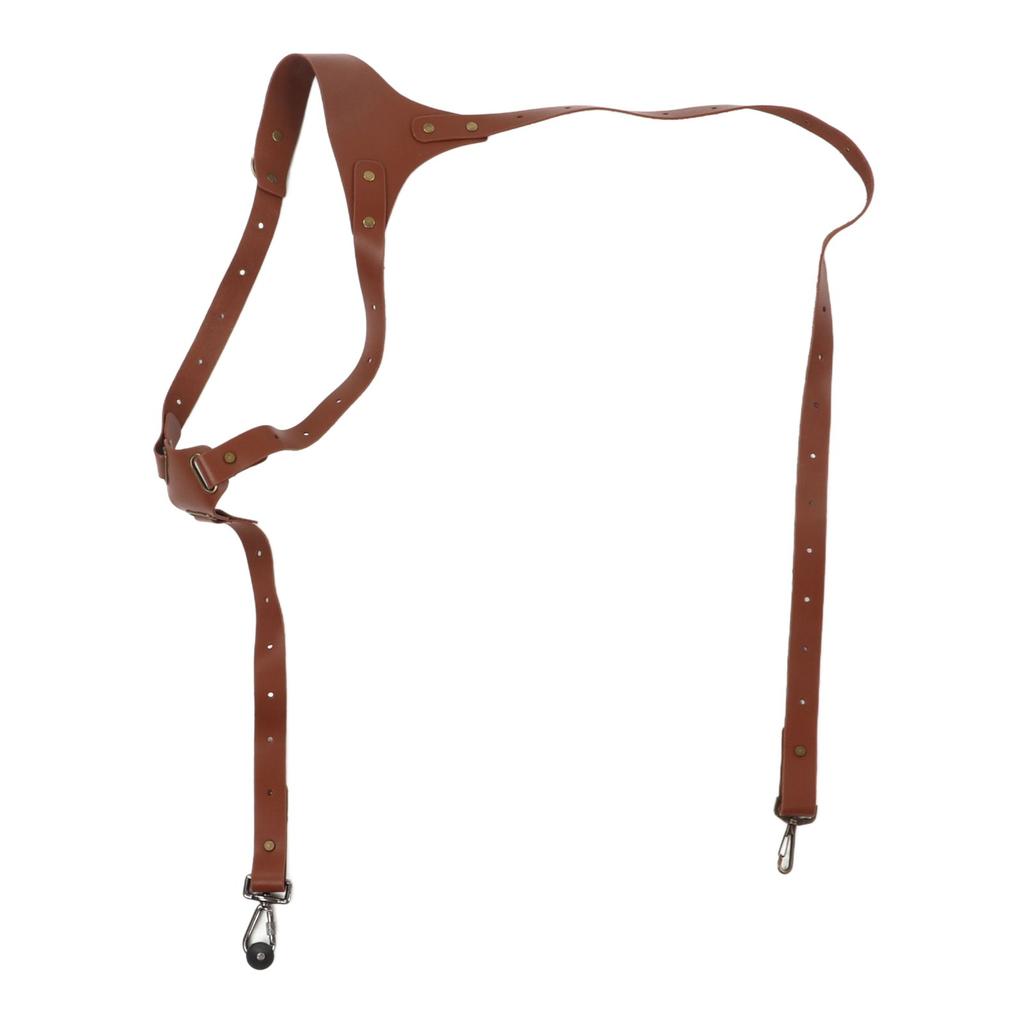 Kameraside Skulderstropp Utvidet Ripesikker Vintage Lær Digitalt Speilreflekskamera Stropp for