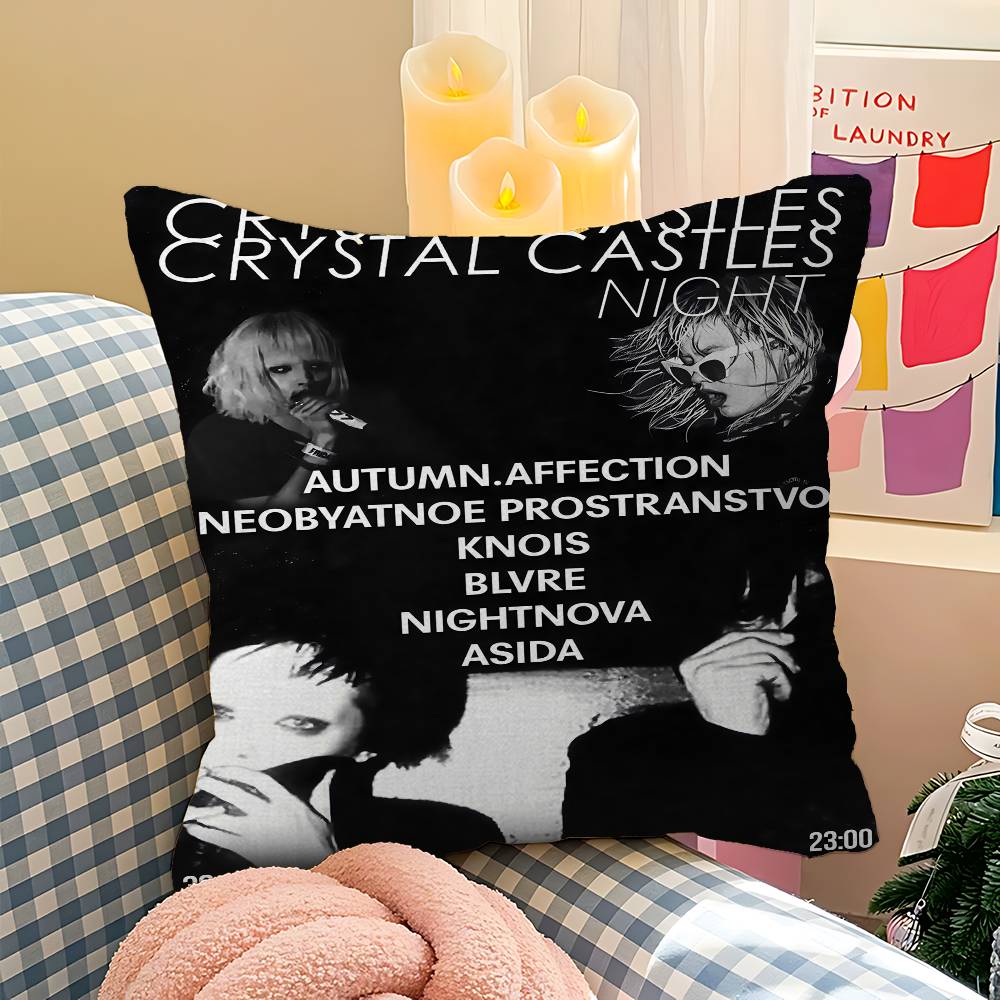 C-Crystal C-Castles Band Pillowcase toon Gift Cushion Cover Bedroom Home Sofa Chair Seat Decor pillow case