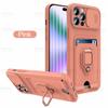 Sliding Camera Protection Case for Iphone 15 Plus 14 13 Pro Max 12 11 Pro Xr Xs Max X Vehicle Magnetic Bracket Card Wallet Shell
