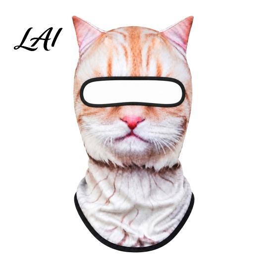 Outdoor Sports Headwear for Winter Velvet Funny Face Mask Full Protection Warm Windproof Balaclava Balaclava Men Women Breathable Skin Friendly Head