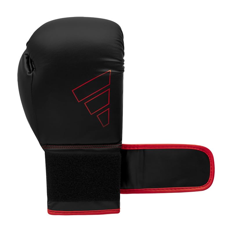 Adidas Hybrid 80 FLX Boxhandschuhe Sparringshandschuhe für und Fitness Schwarz x 3.0 // Boxen, Kickboxen, (12oz, Rot)