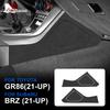 Suede Sticker For Subaru BRZ Toyota GR86 2021 2022 2023 2024 2025 Central Control Side Protect Pad Interior Accessories RHD LHD
