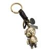 White Fang Pig Keychain Key Ring, Stylish Retro Charm, for Men and Women, AZ068 (Pig)
