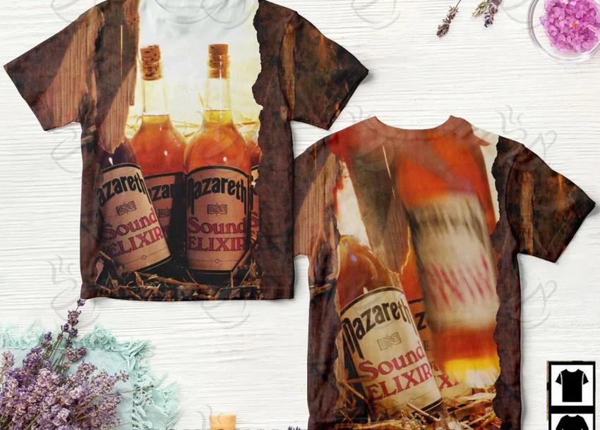 Nazareth Band Rock Sound Elixir Album 3D T-shirt S to 5XL TH180 S