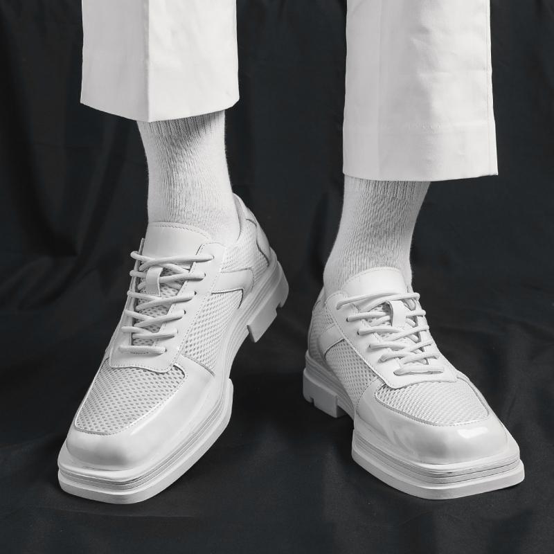 Quality breathable men's leather shoes Fashionable and casual versatile dressing style Outdoor party wedding casual men's shoes