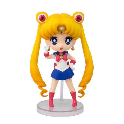 TAMASHII NATIONS Figuarts Mini Sailor Moon Neuauflage 90mm Bemalte PVC&ABS Actionfigur - Sailor Moon Sammlerstück