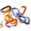 8D Outdoor Use Active Aluminium Alloy Buckle Keychain Button Carabiner Camping Hiking Hooks Clips
