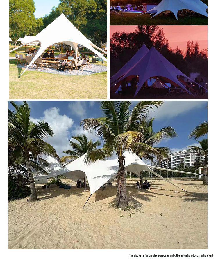 Giant Octopus Sunshade: Extra-Large Rainproof Camping Canopy Tent With Sun Protection