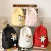 Nylon College Style Backpack For Women And Men With Breathable Air Cushion Straps For Travel And School