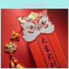 2024 Dragon Year New Year Folding Red Packet Lunar New Year Blessing Fan-shaped Red Packet National Trend Folding Fan Tiktok Style