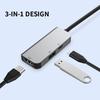 USB-C to HDMI 4K Hub Expansion: 3-in-1 High-Definition Video Converter Dock